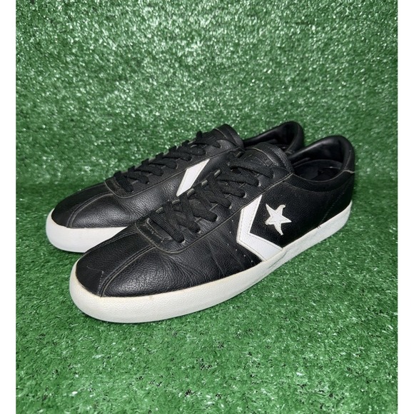 Converse Breakpoint Black White Leather Sneakers Men's Size 13 Women's Size 14.5 - Picture 3 of 9